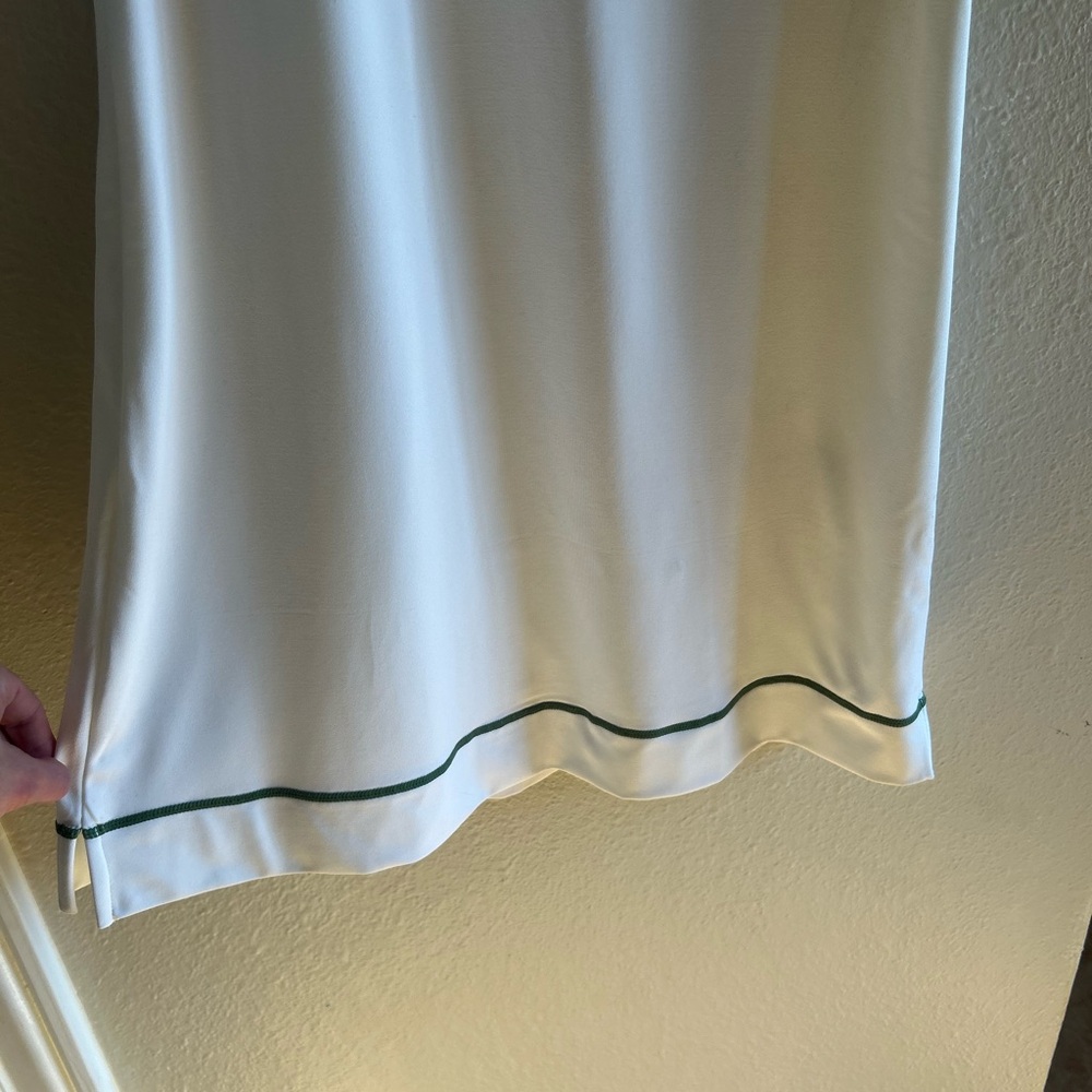 NWT Tuckernuck white with green trim activewear Dress tennis pickleball DS 404 - Picture 7 of 10